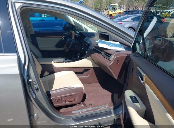 2T2ZZMCA5HC057168 2017 LEXUS RX 350 Серый Вид салона спереди