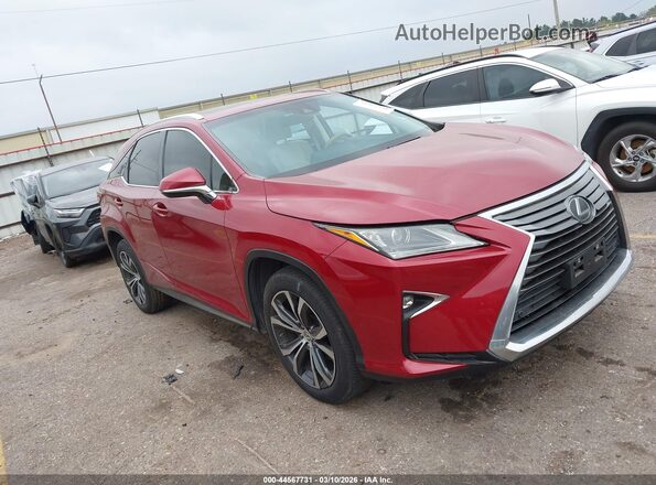 2T2ZZMCAXHC064682 2017 LEXUS RX 350 Бордовый Передняя правая четверть