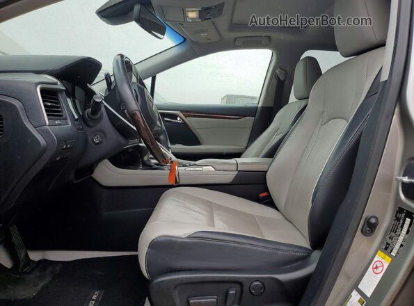 2T2ZZMCAXHC077402 2017 LEXUS RX Серебряный Вид салона спереди