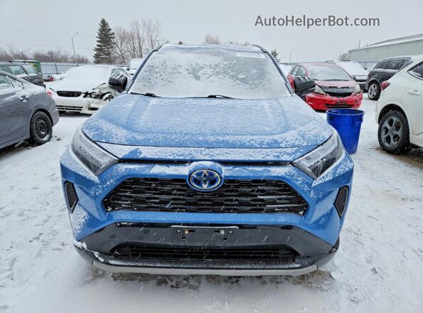 2T34WRFV5NW131631 2022 TOYOTA RAV4 Синий Вид спереди