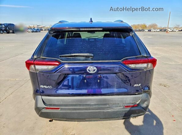 2T3C1RFV6KW022035 2019 TOYOTA RAV4 Синий Вид сзади