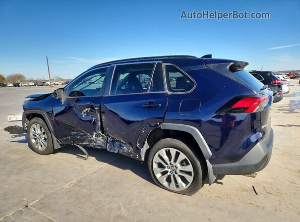 2T3C1RFV6KW022035 2019 TOYOTA RAV4 Синий Задняя левая четверть