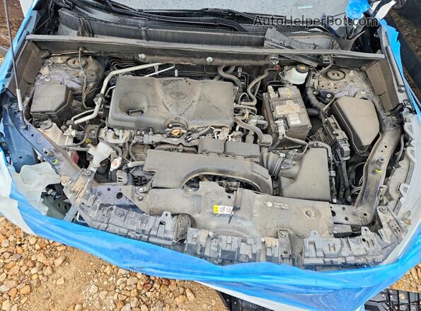 2T3C1RFV6KW022035 2019 TOYOTA RAV4 Синий Вид подкапотного пространства