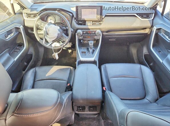 2T3C1RFV6KW022035 2019 TOYOTA RAV4 Синий Вид панели приборов