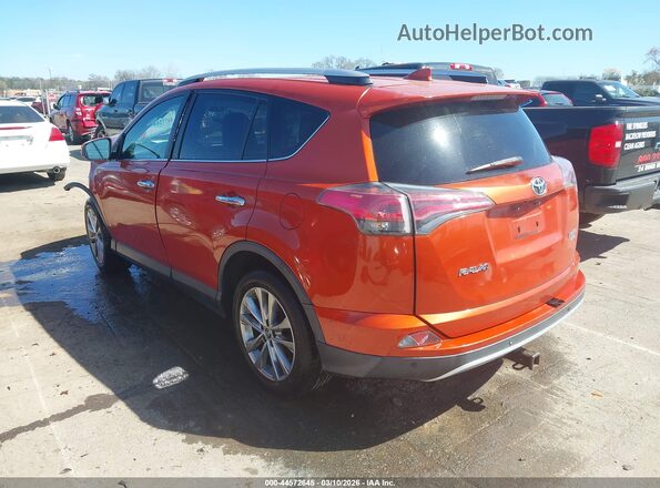 2T3DFREV7GW445110 2016 TOYOTA LIMITED Orange Rear left