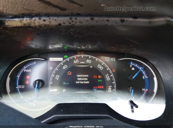2T3E6RFV1NW037850 2022 TOYOTA RAV4 HYBRID Белый Вид задних сидений