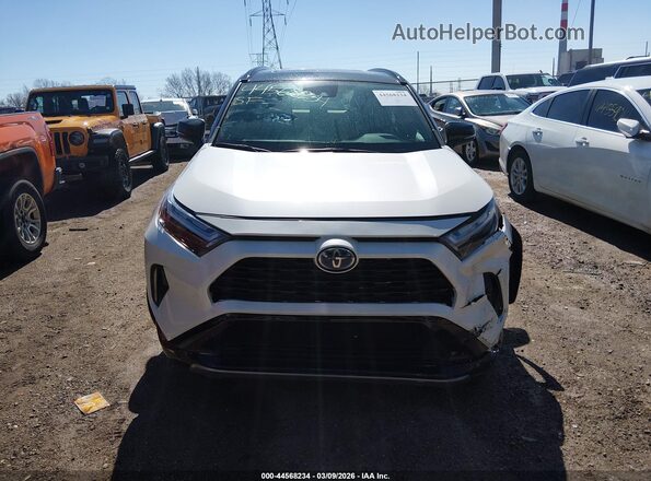 2T3E6RFV1NW037850 2022 TOYOTA RAV4 HYBRID Белый Вид щитка приборов