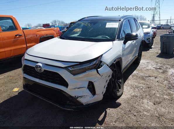 2T3E6RFV1NW037850 2022 TOYOTA RAV4 HYBRID Белый Передняя левая четверть