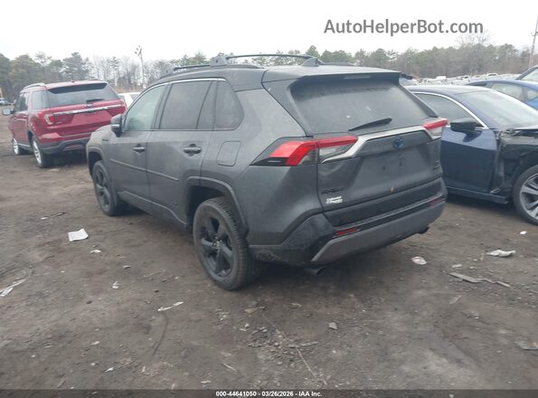 2T3E6RFV2MW027309 2021 TOYOTA RAV4 HYBRID Gray Trasero izquierdo