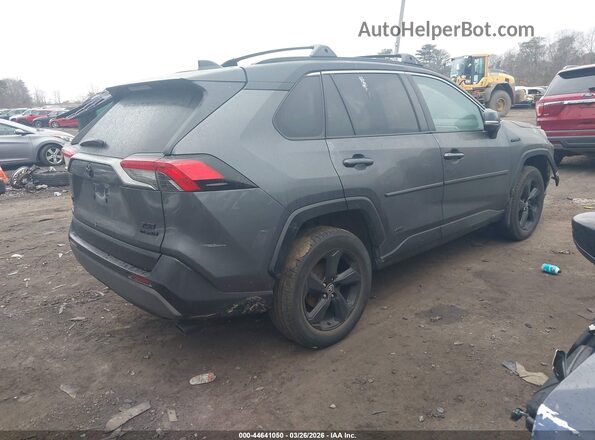 2T3E6RFV2MW027309 2021 TOYOTA RAV4 HYBRID Gray Trasero derecho