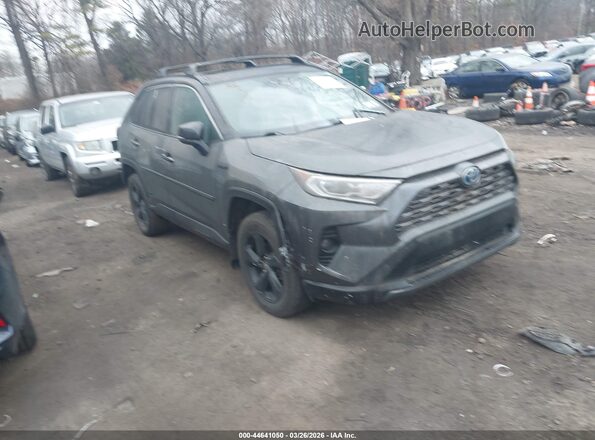 2T3E6RFV2MW027309 2021 TOYOTA RAV4 HYBRID Gray Delantero derecho