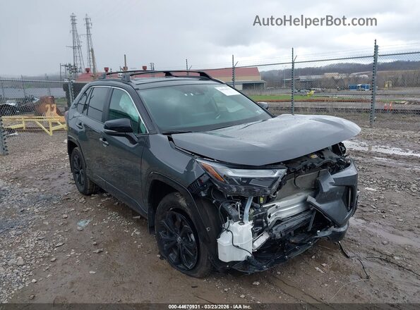 2T3E6RFV5PW046344 2023 TOYOTA RAV4 HYBRID Серый Передняя правая четверть