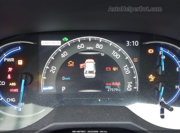 2T3E6RFV5PW046344 2023 TOYOTA RAV4 HYBRID Серый Вид задних сидений