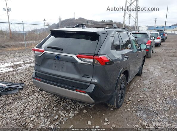 2T3E6RFV5PW046344 2023 TOYOTA RAV4 HYBRID Серый Задняя правая четверть