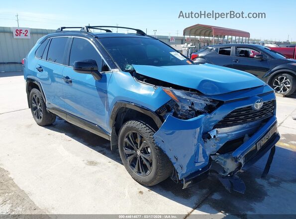 2T3E6RFV5RW059176 2024 TOYOTA RAV4 HYBRID Blue Przód prawy