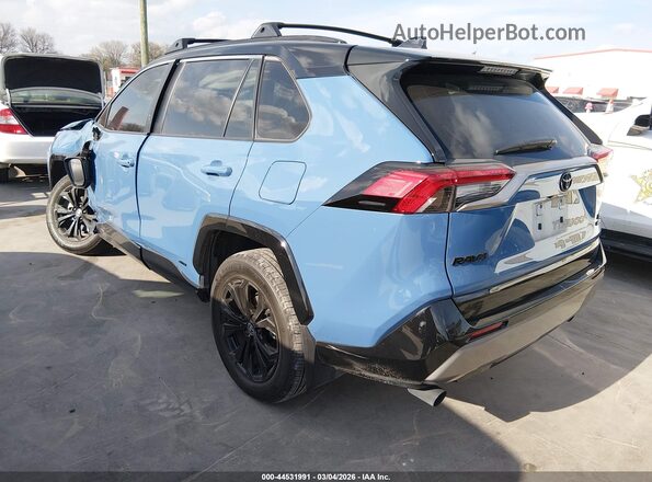 2T3E6RFV7RW063083 2024 TOYOTA RAV4 HYBRID Light Blue Задняя левая четверть