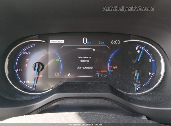 2T3E6RFV7RW063083 2024 TOYOTA RAV4 HYBRID Light Blue Вид задних сидений