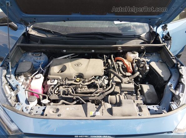 2T3E6RFV7RW063083 2024 TOYOTA RAV4 HYBRID Light Blue Вид сзади