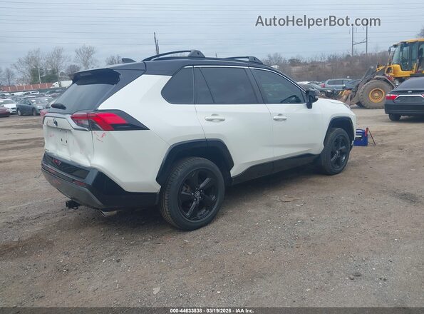 2T3EWRFV0KW027239 2019 TOYOTA RAV4 HYBRID White Trasero derecho