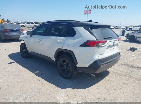 2T3EWRFV1KW041943 2019 TOYOTA RAV4 HYBRID Белый Задняя левая четверть