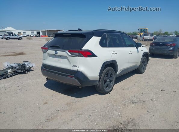 2T3EWRFV1KW041943 2019 TOYOTA RAV4 HYBRID Белый Задняя правая четверть