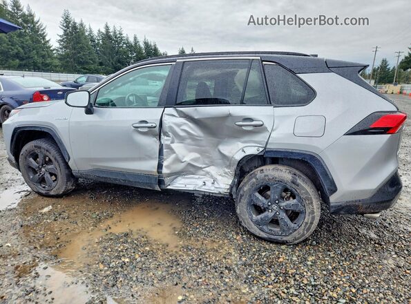 2T3EWRFV8LW060507 2020 TOYOTA RAV4 Серебряный Задняя левая четверть