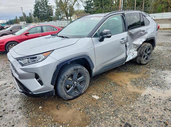2T3EWRFV8LW060507 2020 TOYOTA RAV4 Серебряный Передняя левая четверть