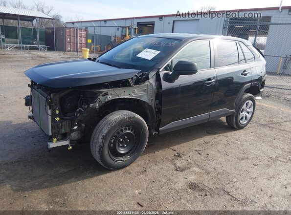 2T3F1RFV8NC258902 2022 TOYOTA LE Black წინა მარცხენა ხედი სამი მეოთხედიდან