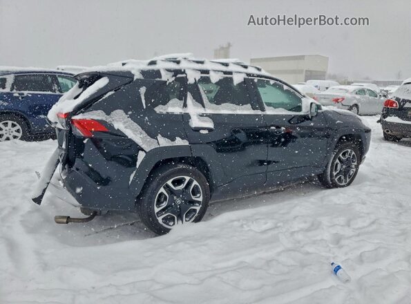 2T3J1RFV0KW003696 2019 TOYOTA RAV4 Черный Задняя правая четверть