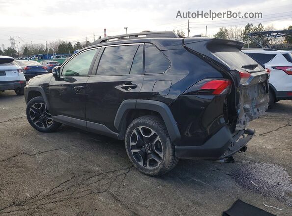 2T3J1RFV1KW019681 2019 TOYOTA RAV4 Черный Задняя левая четверть