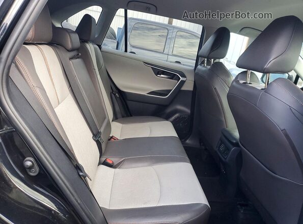 2T3J1RFV1KW019681 2019 TOYOTA RAV4 Черный Вид задней части салона