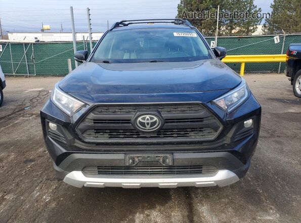 2T3J1RFV1KW019681 2019 TOYOTA RAV4 Черный Вид спереди