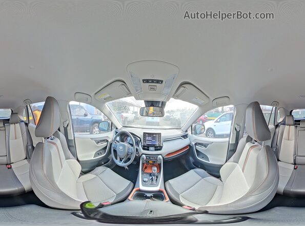 2T3J1RFV1KW019681 2019 TOYOTA RAV4 Черный Панорамный вид салона 360°