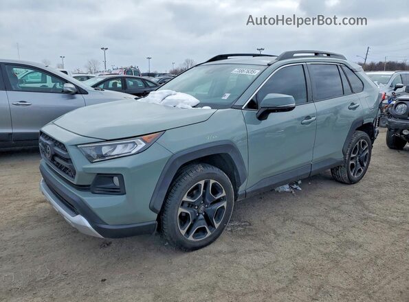 2T3J1RFV2KW017745 2019 TOYOTA RAV4 Gray Передня ліва чверть