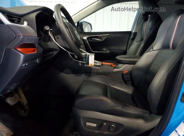 2T3J1RFV3KC041649 2019 TOYOTA RAV4 Blue წინა სალონის ხედი