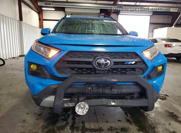 2T3J1RFV3KC041649 2019 TOYOTA RAV4 Blue წინა ხედი