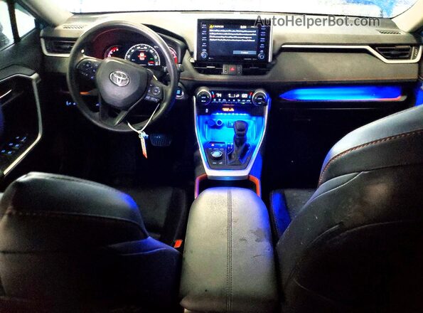 2T3J1RFV3KC041649 2019 TOYOTA RAV4 Blue წინა პანელის ხედი