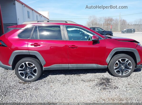 2T3J1RFV4LC135668 2020 TOYOTA RAV4 Красный Вид задней части салона