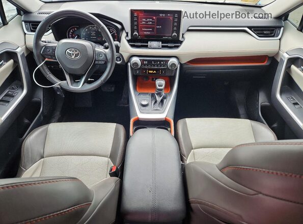 2T3J1RFV5KW007419 2019 TOYOTA RAV4 Gray Առջևի վահանակի տեսք