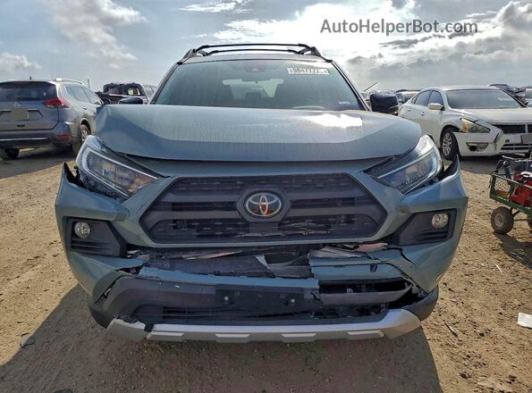 2T3J1RFV8KW017443 2019 TOYOTA RAV4 Зеленый Вид спереди
