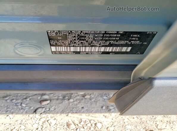 2T3J1RFV8KW017443 2019 TOYOTA RAV4 Зеленый Вид подкапотного пространства