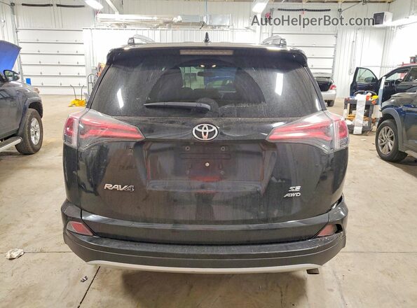 2T3JFREV1GW446899 2016 TOYOTA RAV4 Black Вид ззаду
