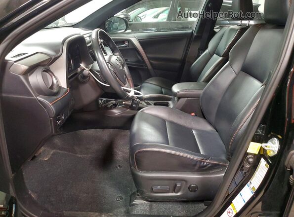 2T3JFREV1GW446899 2016 TOYOTA RAV4 Black Вид салону спереду
