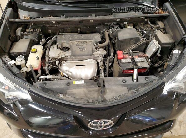 2T3JFREV1GW446899 2016 TOYOTA RAV4 Black Вид задньої частини салону