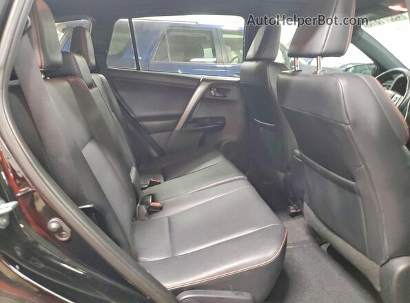 2T3JFREV1GW446899 2016 TOYOTA RAV4 Black Вид задніх сидінь