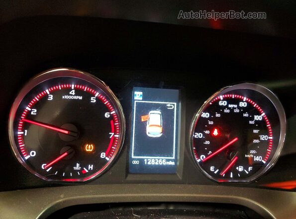 2T3JFREV1GW446899 2016 TOYOTA RAV4 Black Вид щитка приладів