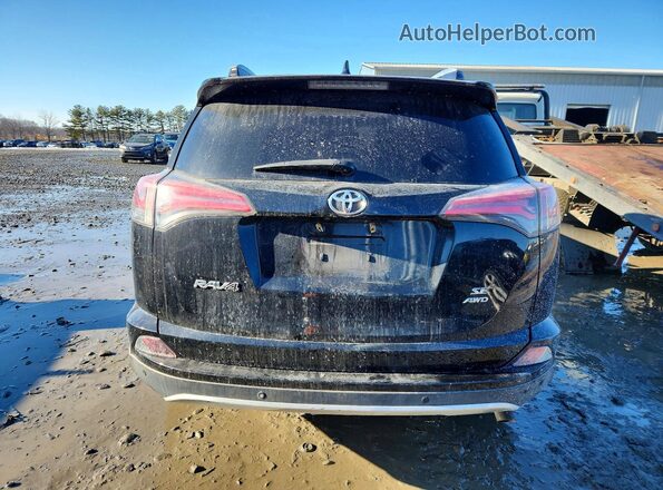 2T3JFREV2GW498610 2016 TOYOTA RAV4 Black Вид ззаду