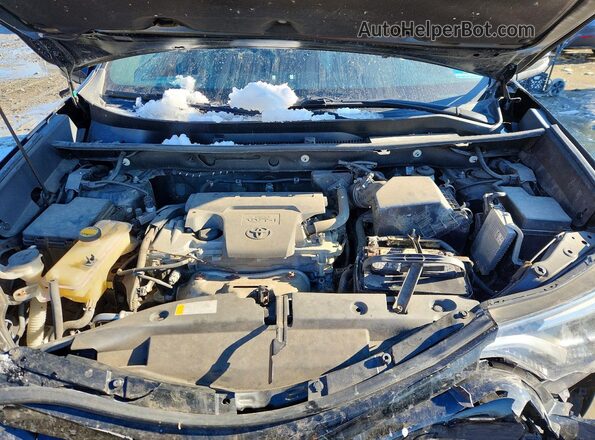 2T3JFREV2GW498610 2016 TOYOTA RAV4 Black Вид підкапотного простору
