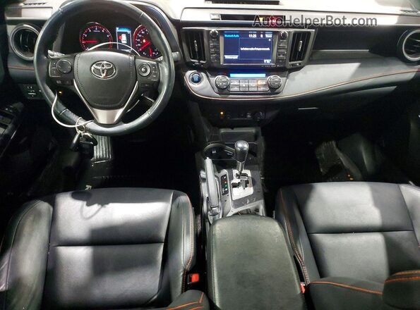 2T3JFREV7HW623361 2017 TOYOTA RAV4 White Dashboard view