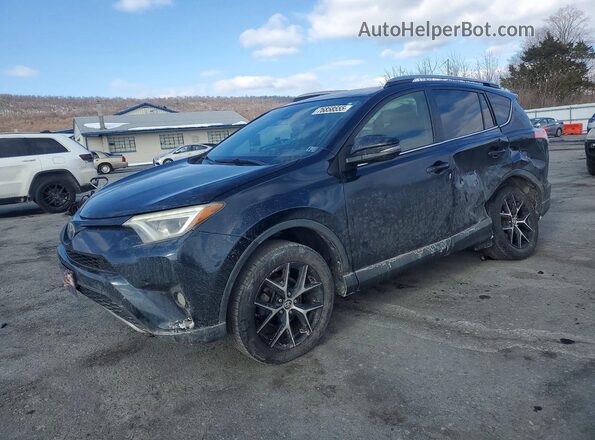 2T3JFREV7HW688940 2017 TOYOTA RAV4 Blue Vista tres cuartos delantera izquierda